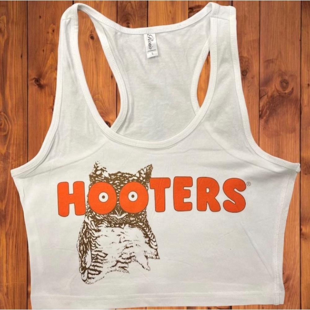 Hooters Racerback Crop Tank